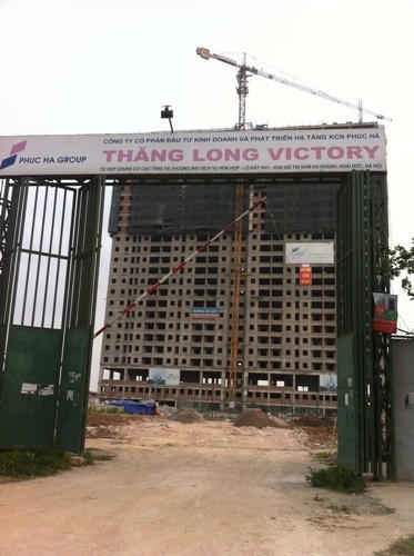 Cận cảnh hạ tầng dự án Thăng Long Victory ôm trọn nghĩa địa