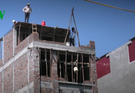 Bất chấp lệnh cấm và thanh tra, dự án Đại Thanh tiếp tục xây nhà trái phép