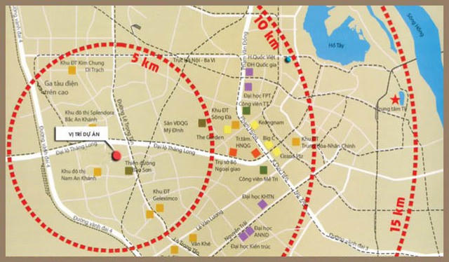 Soi hạ tầng dự án Chung cư Gamek Tower, The Golden An Khánh