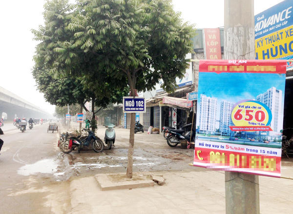 tờ-rơi, quảng-cáo-bất-động-sản, nhà-đất, dự-án, khu-đô-thị, tiếp-thị, vỉa-hè