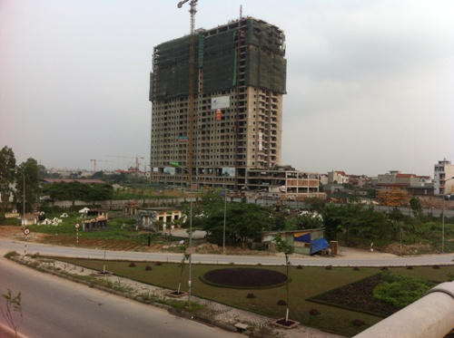 Cận cảnh hạ tầng dự án Thăng Long Victory ôm trọn nghĩa địa