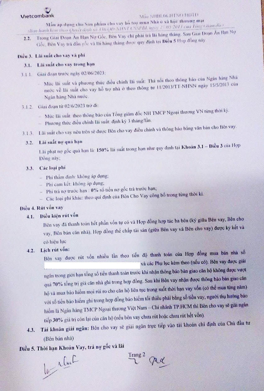 Tận mắt xem hợp đồng tín dụng của gói 30.000 tỷ