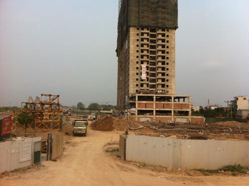 Cận cảnh hạ tầng dự án Thăng Long Victory ôm trọn nghĩa địa