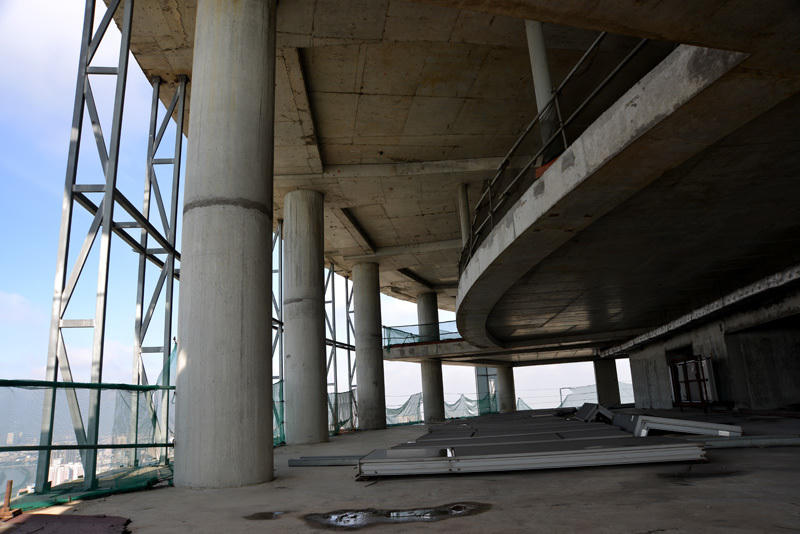 Saigon One Tower, bỏ hoang, cao ốc, hết tiền Saigon One Tower, bỏ hoang, cao ốc, hết tiền