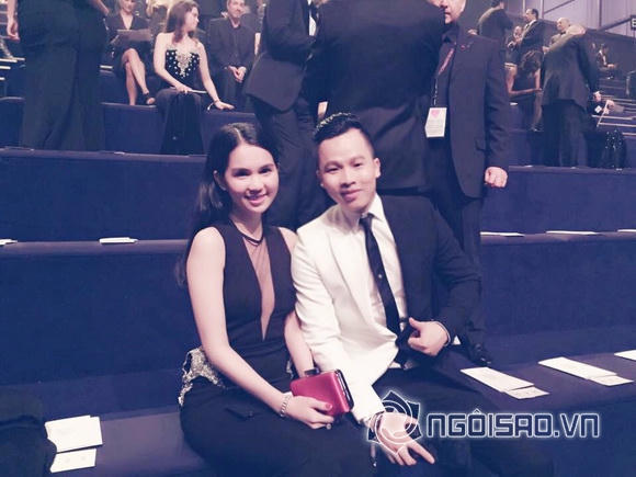 Ngọc Trinh mặc thanh lịch, 'đọ sắc' cùng dàn thiên thần Victoria's Secret victoria secret 2014, victoria secret fashion show 2014, ngoc trinh, thien than victoria secret, nu hoang noi y