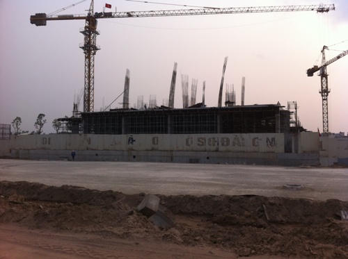 Soi hạ tầng dự án Chung cư Gamek Tower, The Golden An Khánh