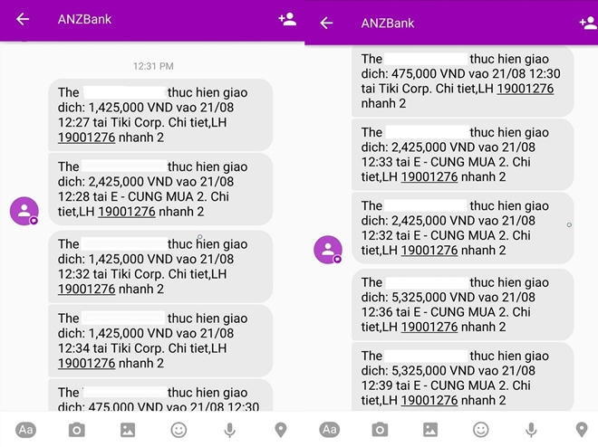 Khách hàng thẻ ANZ mất hơn 30 triệu trong chỉ sau 14 phút