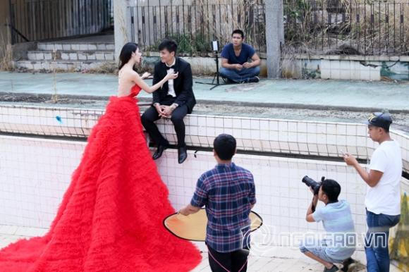 Rò rỉ hậu trường chụp ảnh cưới của Thủy Tiên - Công Vinh
