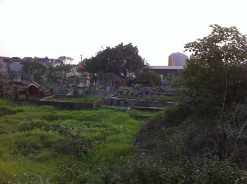 Cận cảnh hạ tầng dự án Thăng Long Victory ôm trọn nghĩa địa