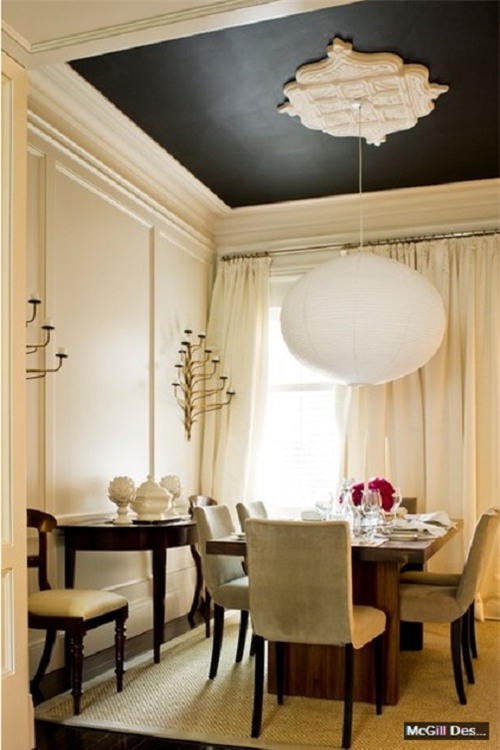 Lý do nên sơn trần nhà đen