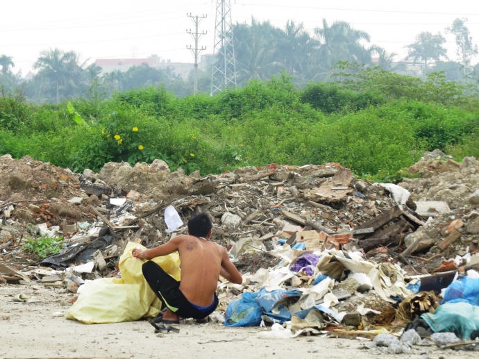 Hải Phòng: Con đường mơ ước thành…bãi rác