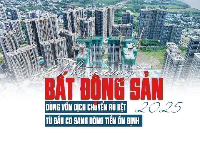 Thị trường bất động sản 2025: Dòng vốn dịch chuyển rõ rệt, từ đầu cơ sang dòng tiền ổn định