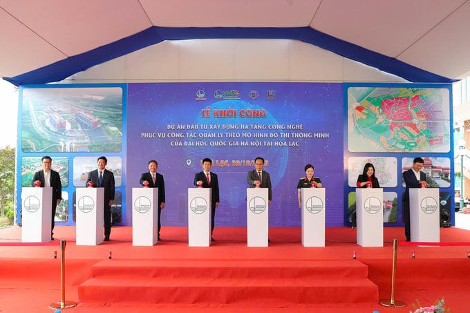 Khởi công dự án hạ tầng công nghệ đô thị thông minh tại Hòa Lạc