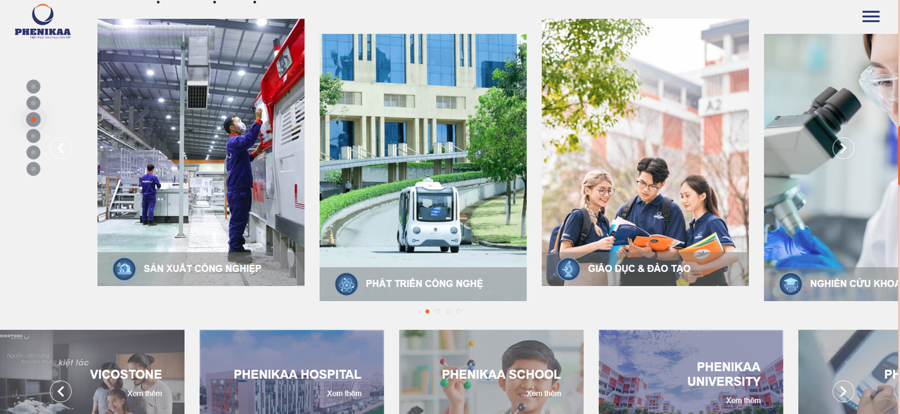 Phenikaa của ông Hồ Xuân Năng hoạt động trong nhiều lĩnh vực.