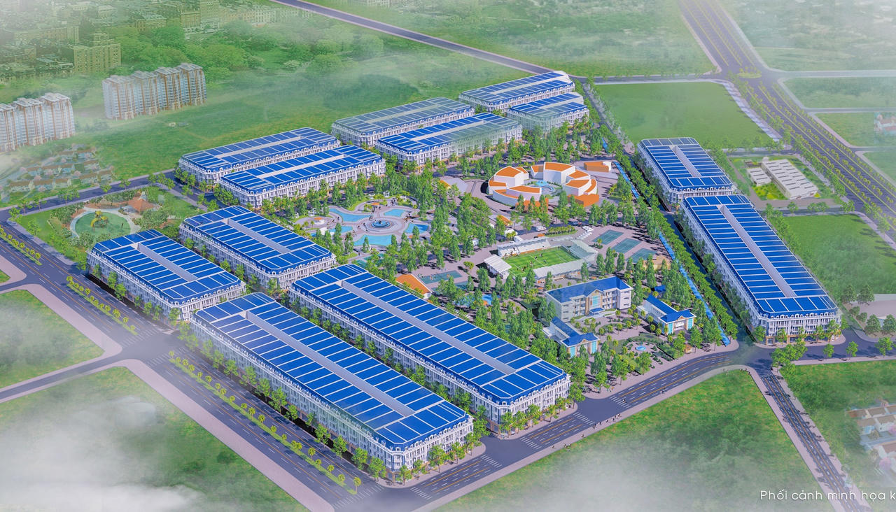 Phối cảnh dự án Green Park Kim Đính Hải Dương.