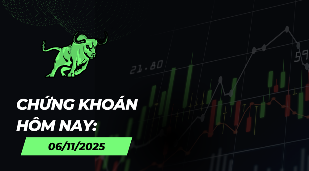 Chứng khoán hôm nay 6/11: VN-Index tạm lắng, giữ thế phòng thủ 