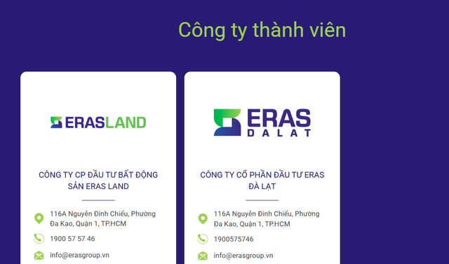 Hé mở hệ sinh thái Eras Group: Từ buôn bán nông sản đến “lấn sân” sang kinh doanh bất động sản