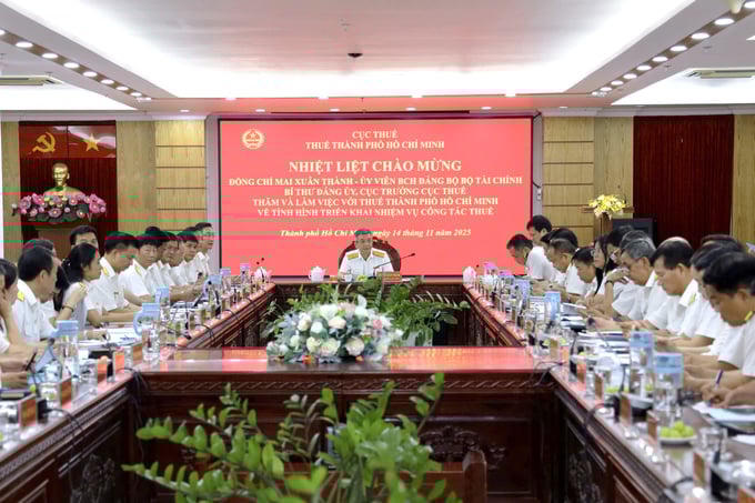 Thuế Tp.HCM đặt mục tiêu thu ngân sách kỷ lục, gần 582 nghìn tỷ đồng năm 2025