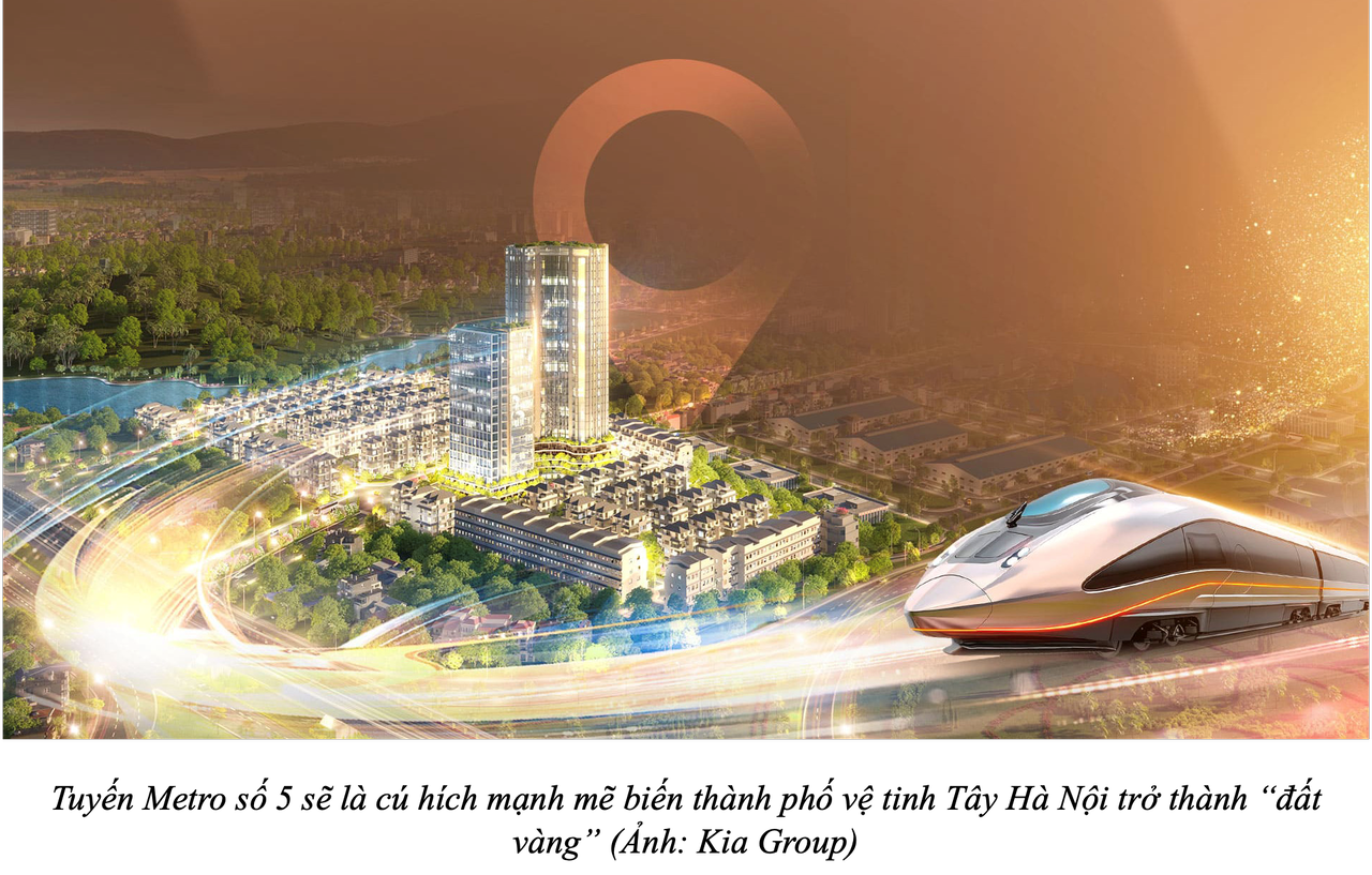 Nhà đầu tư đổ về Hòa Lạc săn đất nền đón sóng Metro