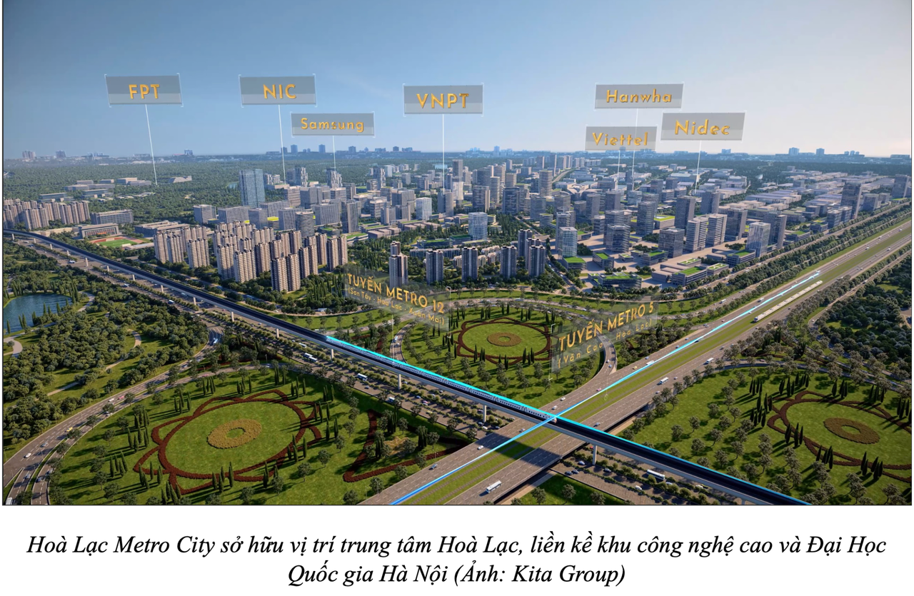 Nhà đầu tư đổ về Hòa Lạc săn đất nền đón sóng Metro