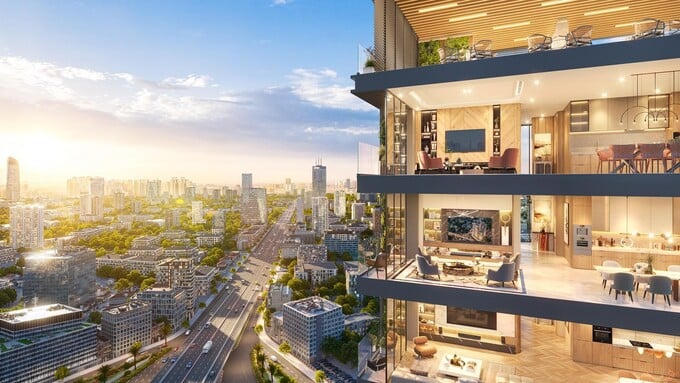 Căn hộ góc 3-4 phòng ngủ tại Sun Feliza Suites thu hút nhóm khách siêu giàu. Ảnh: Sun Property.