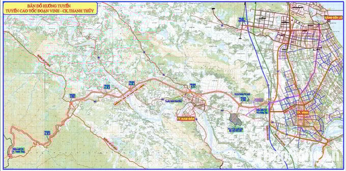 Cao tốc Vinh - Thanh Thủy dự kiến khai thác, vận hành trong năm 2029