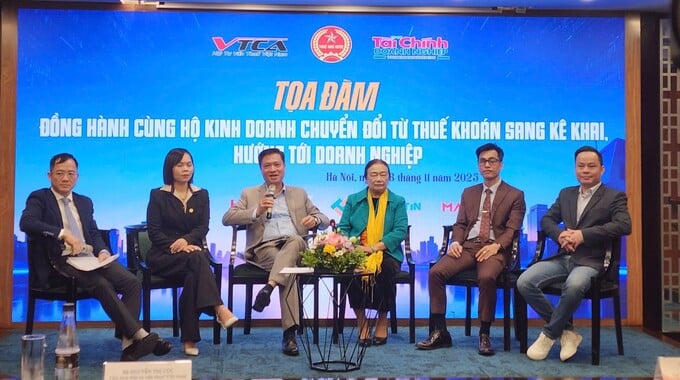 Tọa đàm “Đồng hành cùng hộ kinh doanh chuyển đổi từ thuế khoán sang kê khai, hướng tới doanh nghiệp”