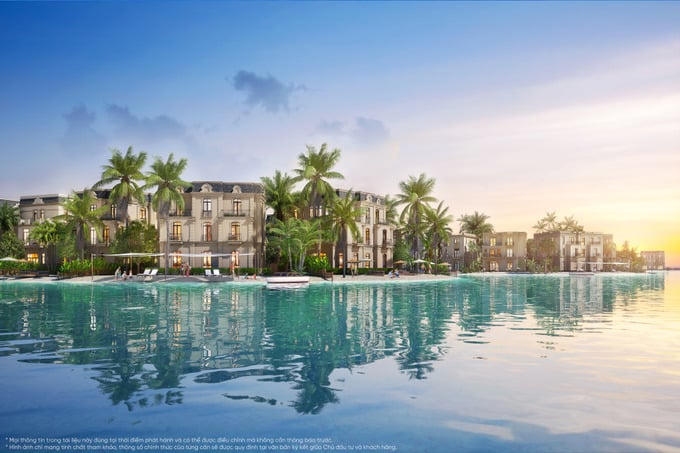 Vịnh Tiên có quy mô 771ha được quy hoạch như một thiên đường vui chơi - giải trí - nghỉ dưỡng hàng đầu thế giới (Ảnh phối cảnh)