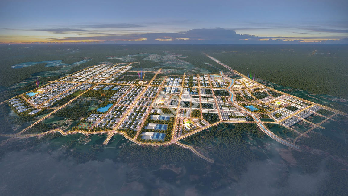 Phối cảnh KCN Phú Bình.