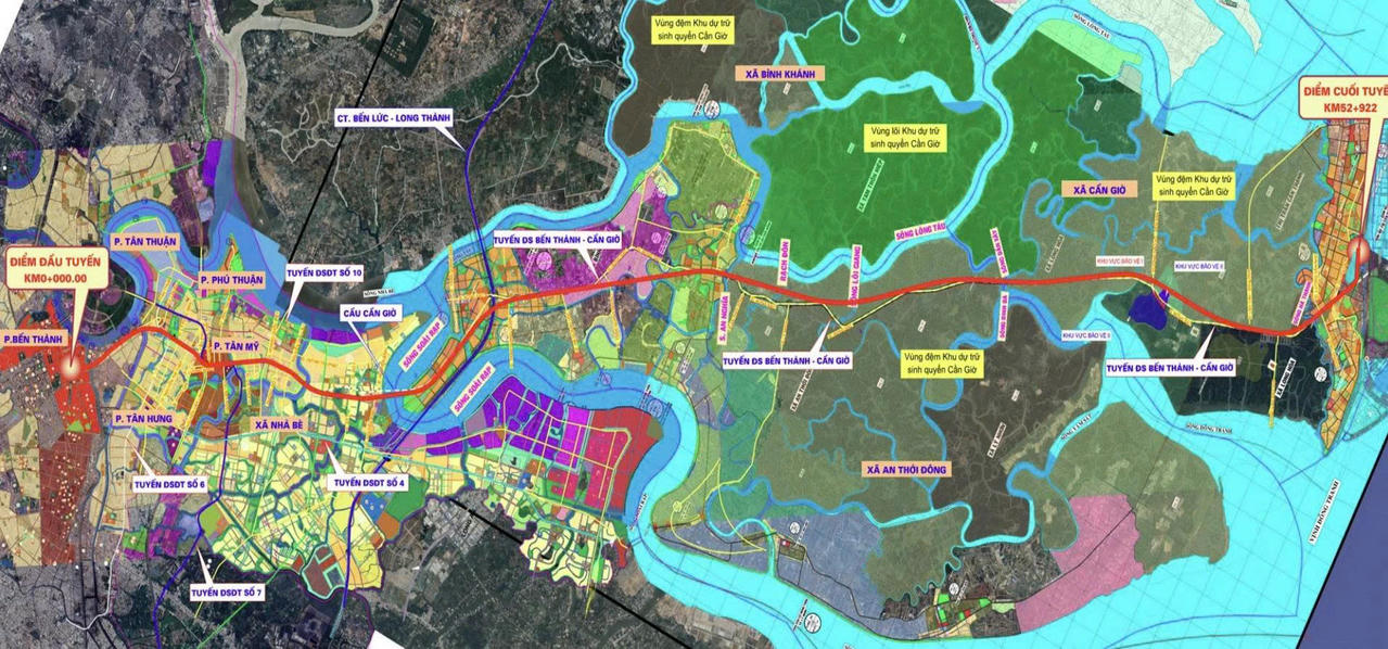 Metro Bến Thành – Cần Giờ chuẩn bị khởi công ngày 19/12