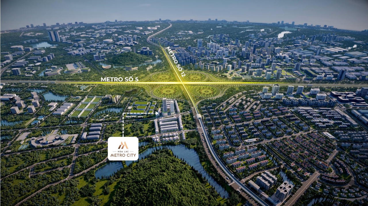 Dự án đang trong quá trình xây dựng đồng thời cùng tuyến Metro số 5, nằm trong vùng lõi đô thị vệ tinh Hòa Lạc