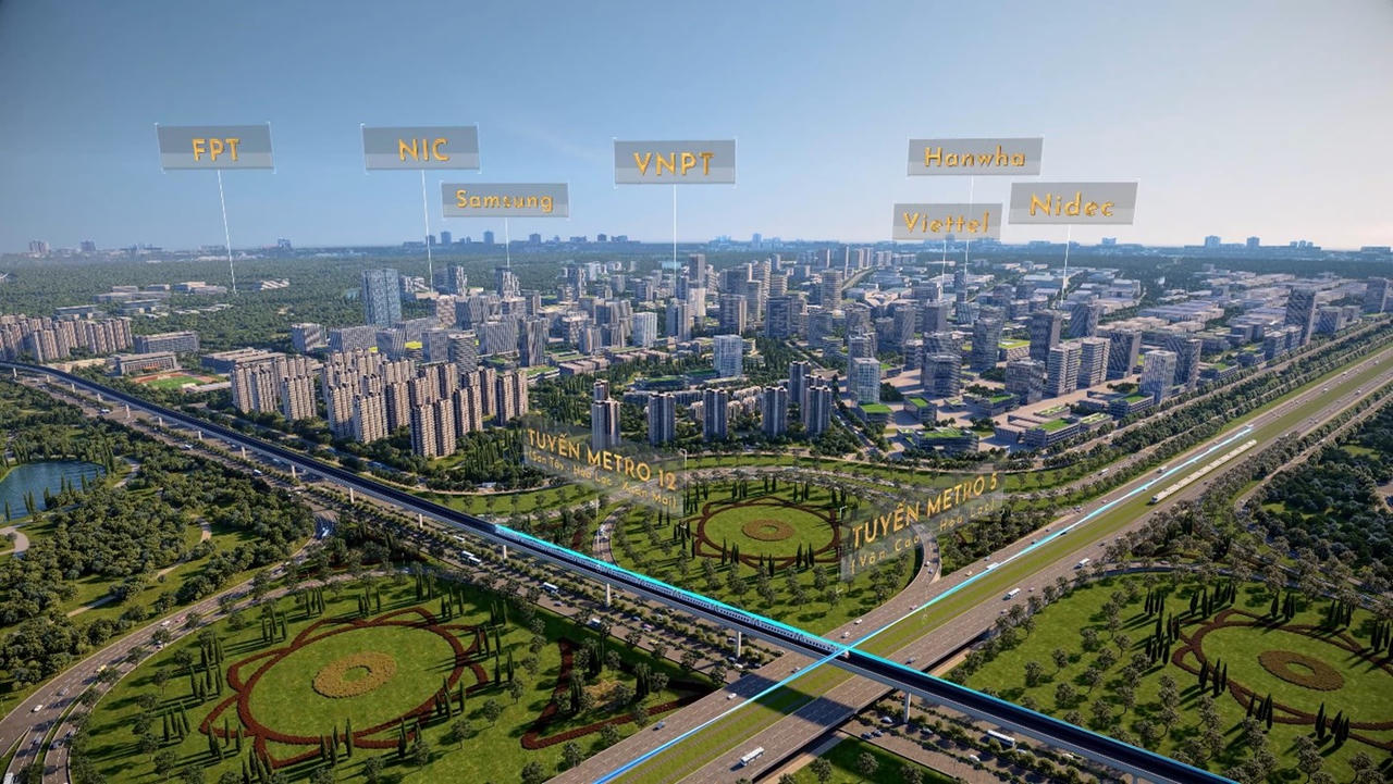 Metro số 5 có tổng chiều dài 38,43 km, trong đó 6,5 km đi ngầm, 2 km đi cao và gần 30 km đi trên mặt đất, kết nối 21 nhà ga. - Ảnh: KITA Group