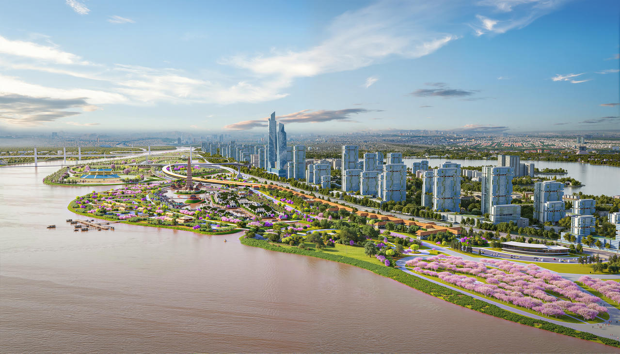 Hà Nội khởi công siêu dự án trục Đại lộ cảnh quan sông Hồng, tổng mức đầu tư 855.000 tỷ đồng