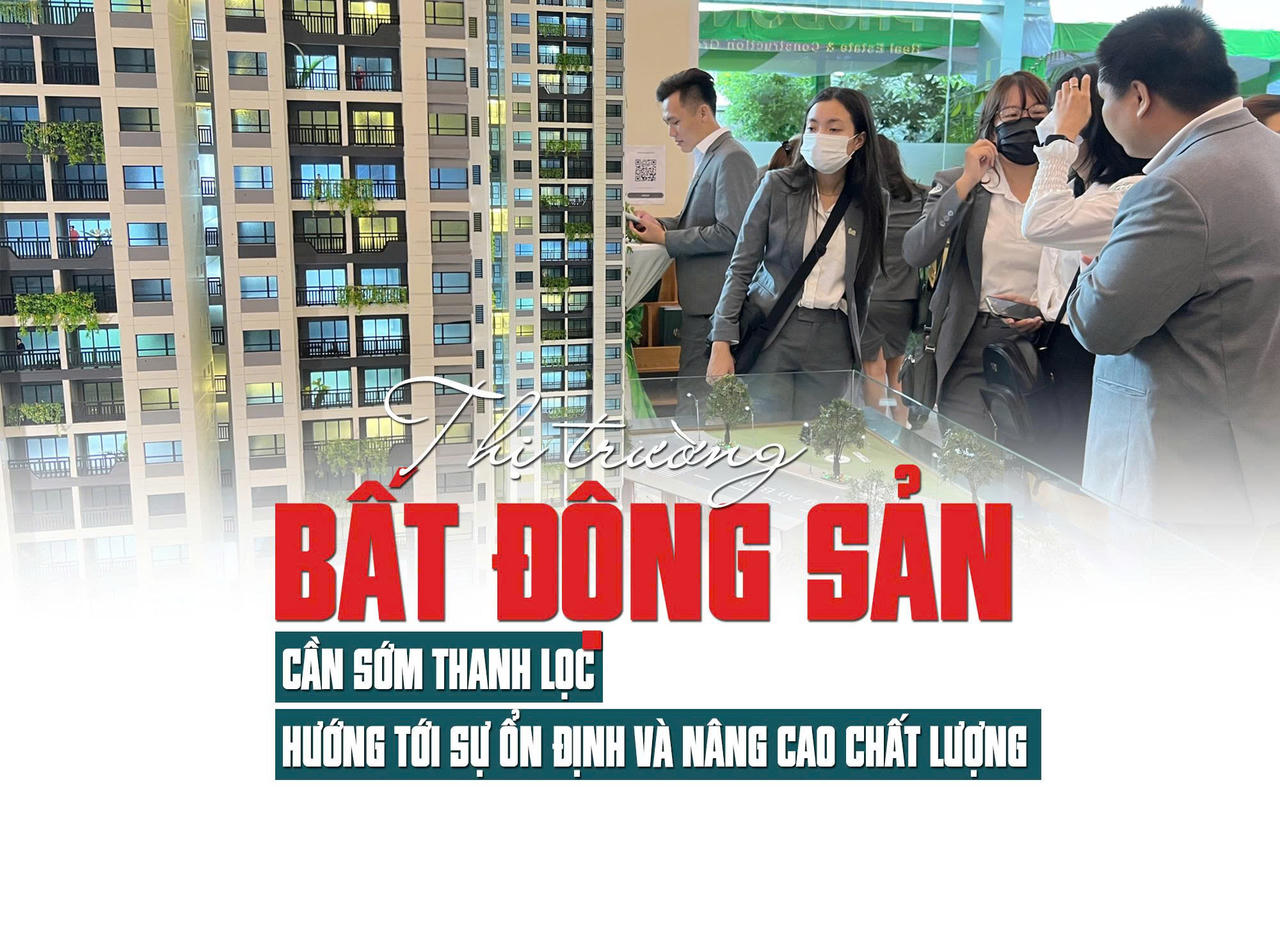 Thị trường bất động sản cần sớm thanh lọc, hướng tới sự ổn định và nâng cao chất lượng