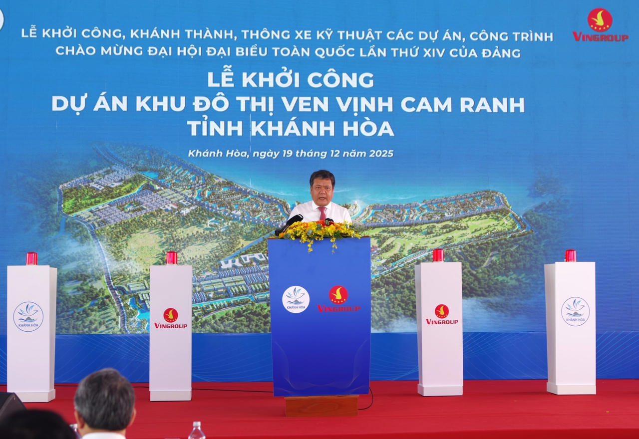 Vingroup khởi công dự án Khu đô thị ven vịnh Cam Ranh vào ngày 19/12
