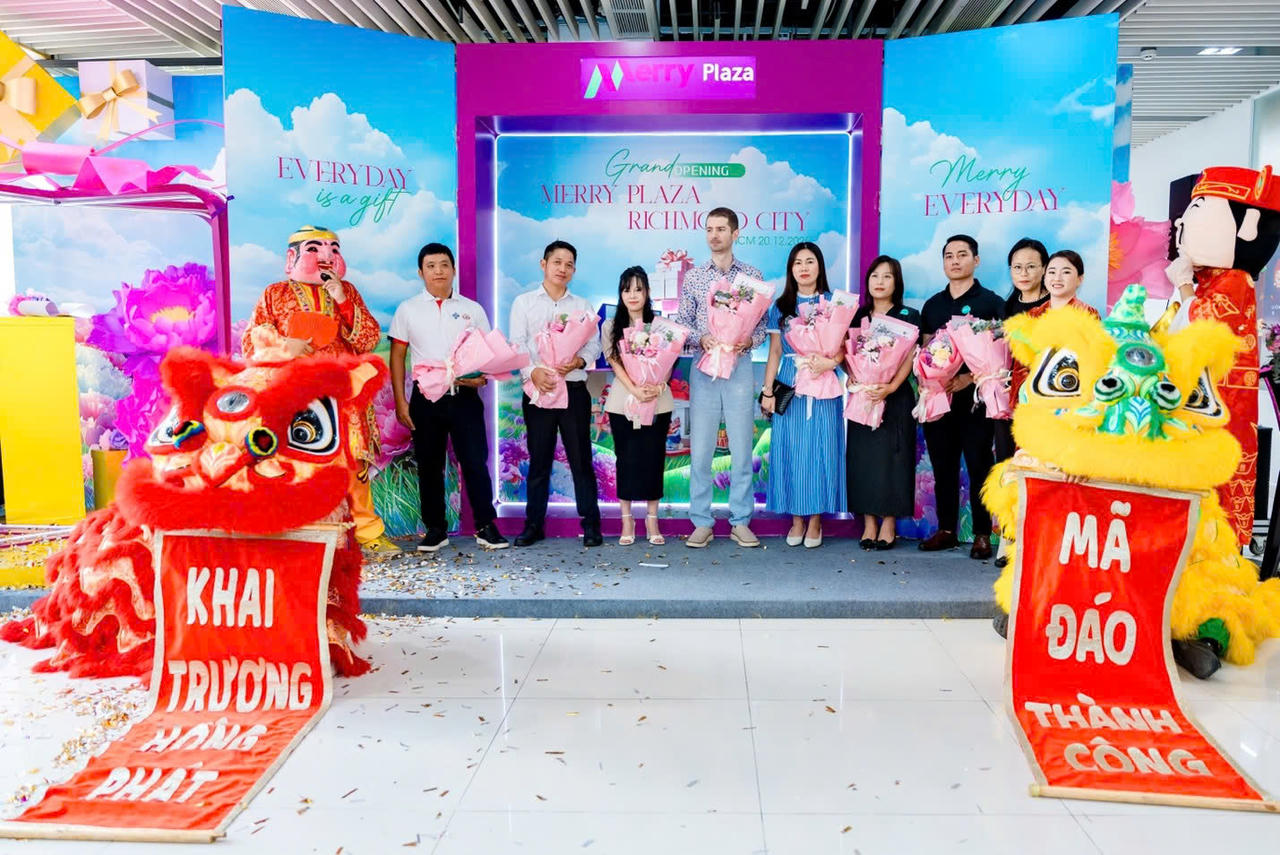 Merry Plaza Richmond City khai trương, hình thành điểm đến thương mại tiện ích cho cư dân khu vực