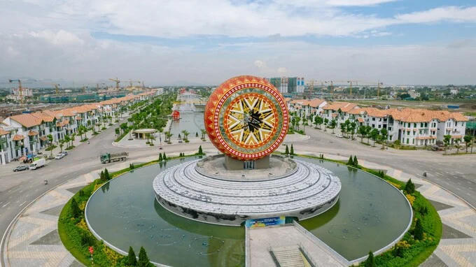 Diện mạo đô thị nghỉ dưỡng Sun Urban City chỉ sau hơn một năm khởi công. (Ảnh:Ánh Dương)