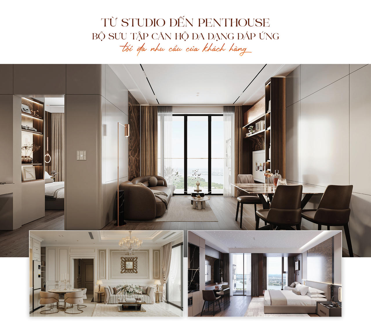 Cận cảnh bộ sưu tập căn hộ đầu tiên tại đô thị khoáng nóng Alluvia City: Chuẩn mực của thiết kế hoàn hảo 