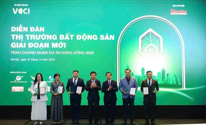 Dự án Sun Urban City hai năm liên tiếp ghi danh “Dự án Đáng sống”. (Ảnh: BTC)