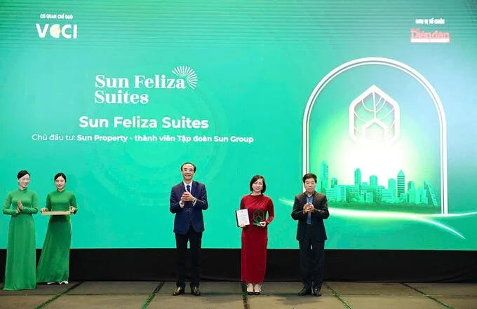 Chương trình Bình chọn “Dự án Đáng sống” năm 2025 xướng tên Sun Feliza Suites ở hạng mục Dự án tiềm năng. (Ảnh: BTC)