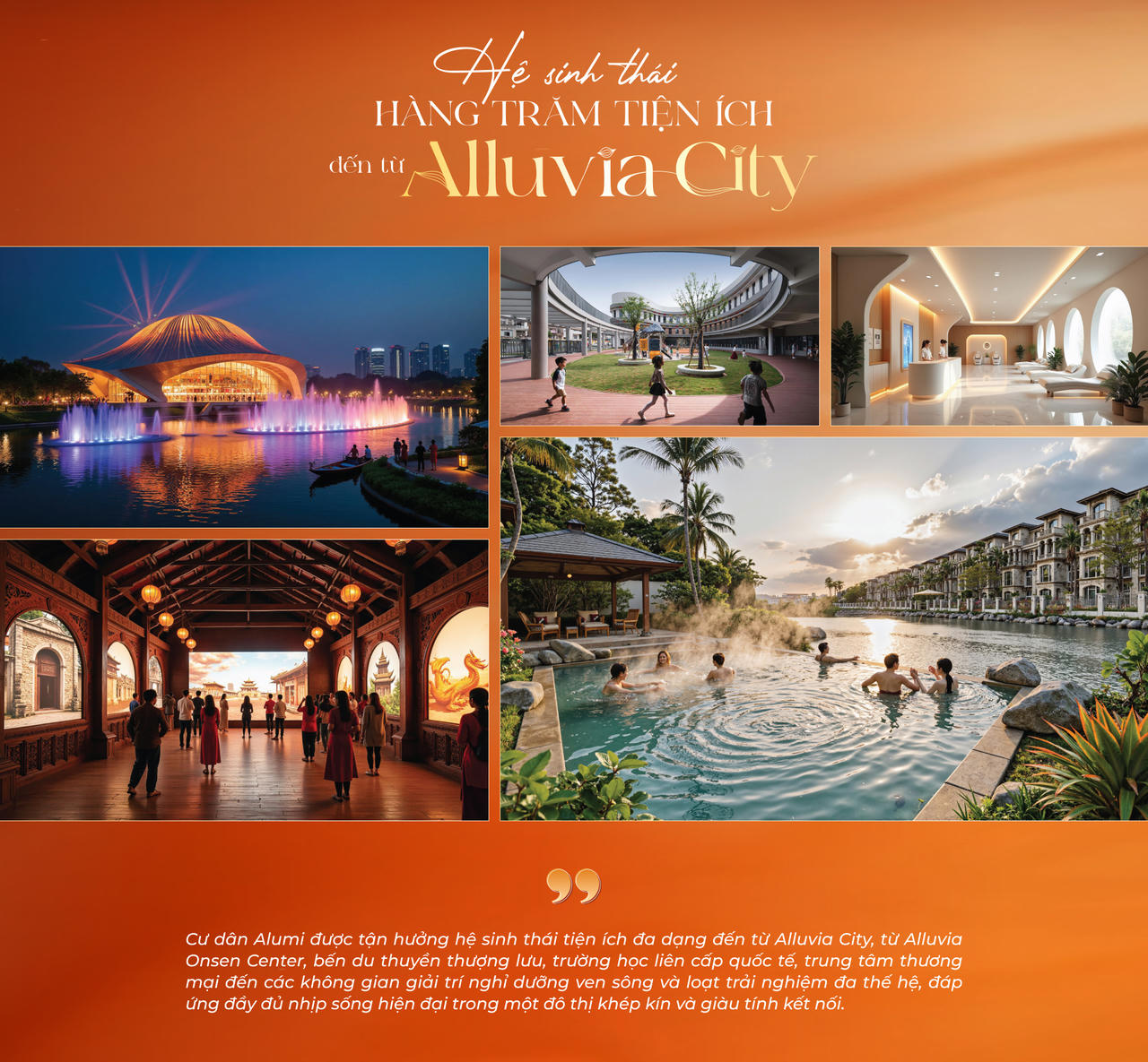 Cận cảnh bộ sưu tập căn hộ đầu tiên tại đô thị khoáng nóng Alluvia City: Chuẩn mực của thiết kế hoàn hảo 