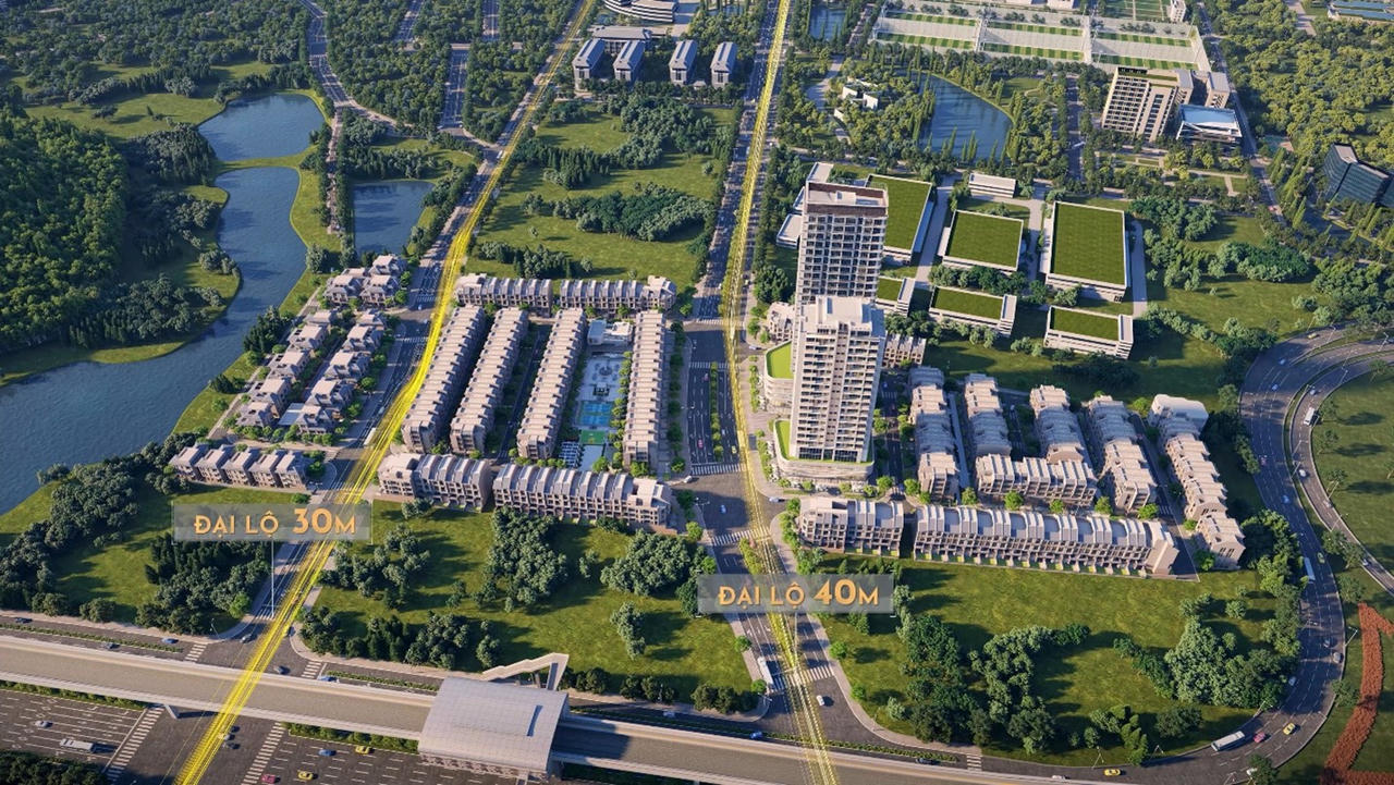 Dự án hội tụ đầy đủ các yếu tố của một sản phẩm được hưởng trọn vẹn các tác động của hạ tầng tố - Ảnh: KITA Group