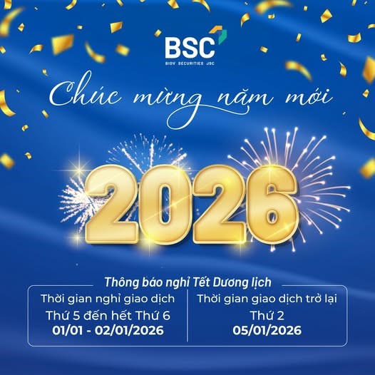 Lịch nghỉ Tết Dương lịch 2026 của chứng khoán, ngân hàng - ảnh 5