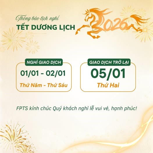 Lịch nghỉ Tết Dương lịch 2026 của chứng khoán, ngân hàng - ảnh 4