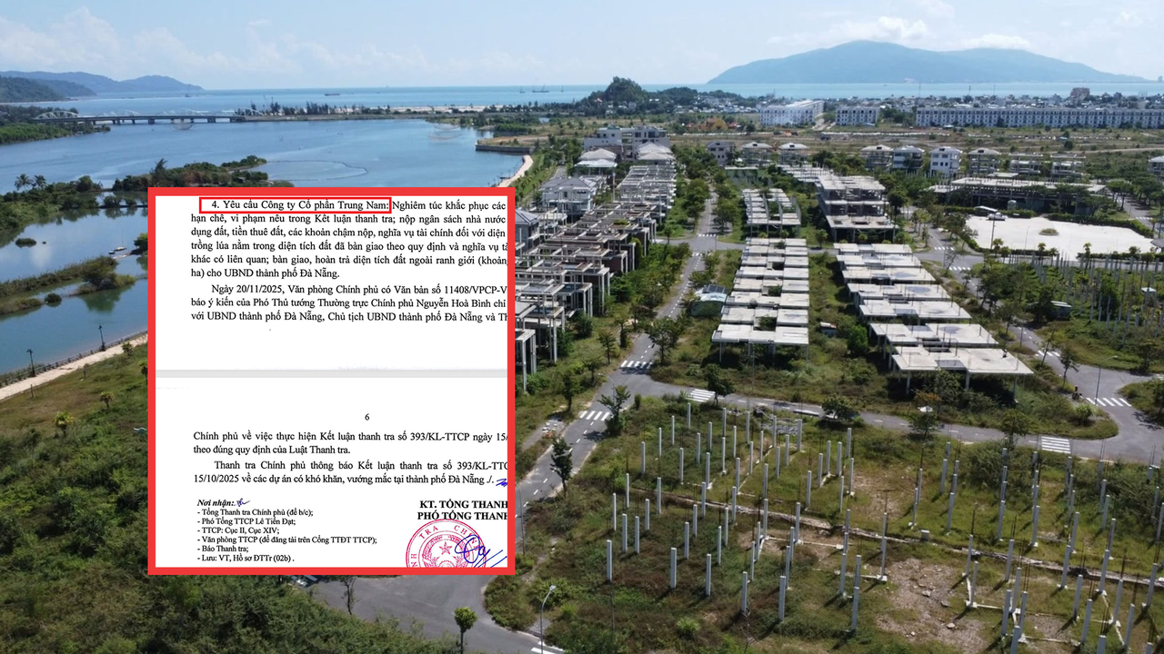 Thanh tra Chính Phủ chỉ rõ hàng loạt sai phạm tại dự án Golden Hills City Đà Nẵng của Trung Nam