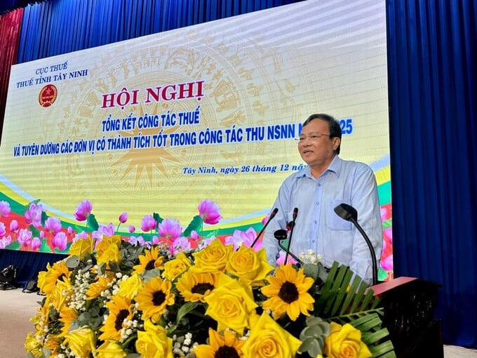 Năm 2025, Thuế tỉnh Tây Ninh vượt 40% dự toán được giao