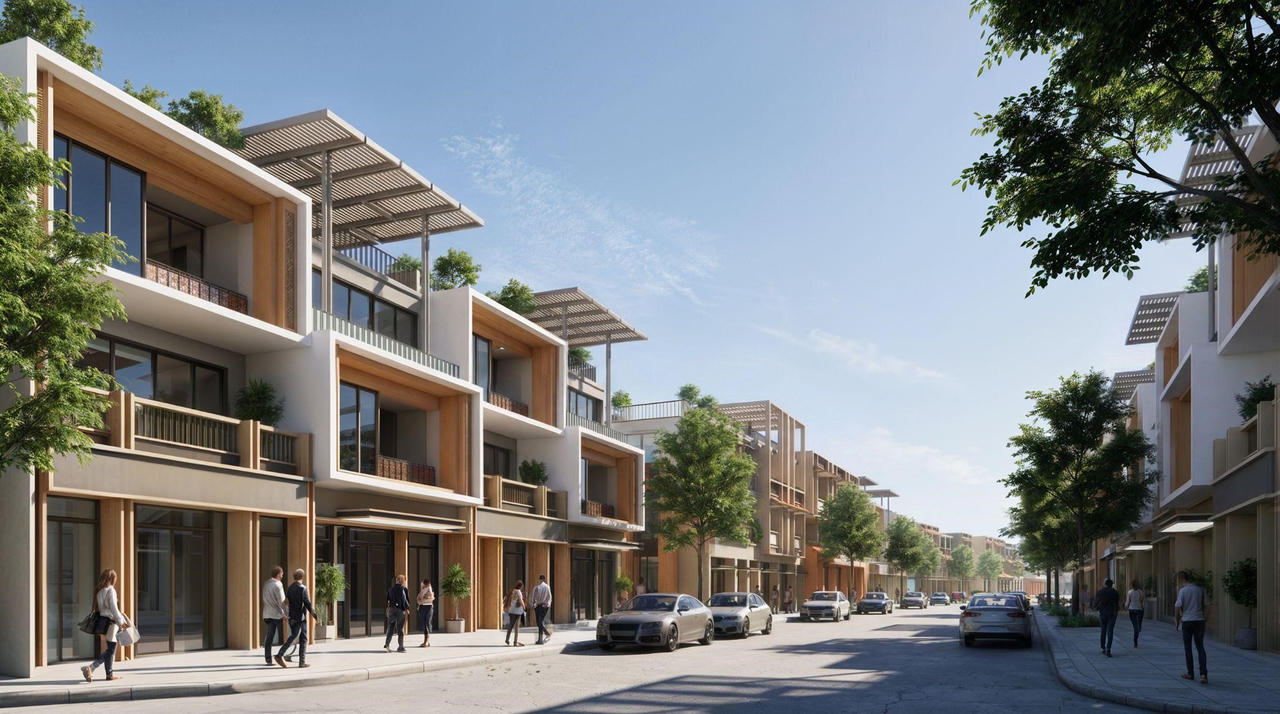 Đảo Nam quy hoạch các tháp cao tầng, nhà phố thương mại và biệt thự theo định hướng an cư sinh thái.