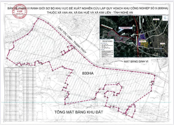 Đề xuất đầu tư dự án Khu công nghiệp VSIP Nghệ An 4