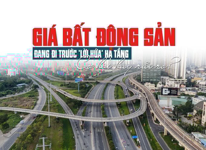 Giá bất động sản đang đi trước “lời hứa” hạ tầng, cơ hội hay rủi ro