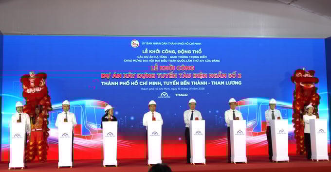 Khởi công Dự án xây dựng tuyến Metro số 2 (Bến Thành - Tham Lương)